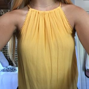Yellow Crop Top